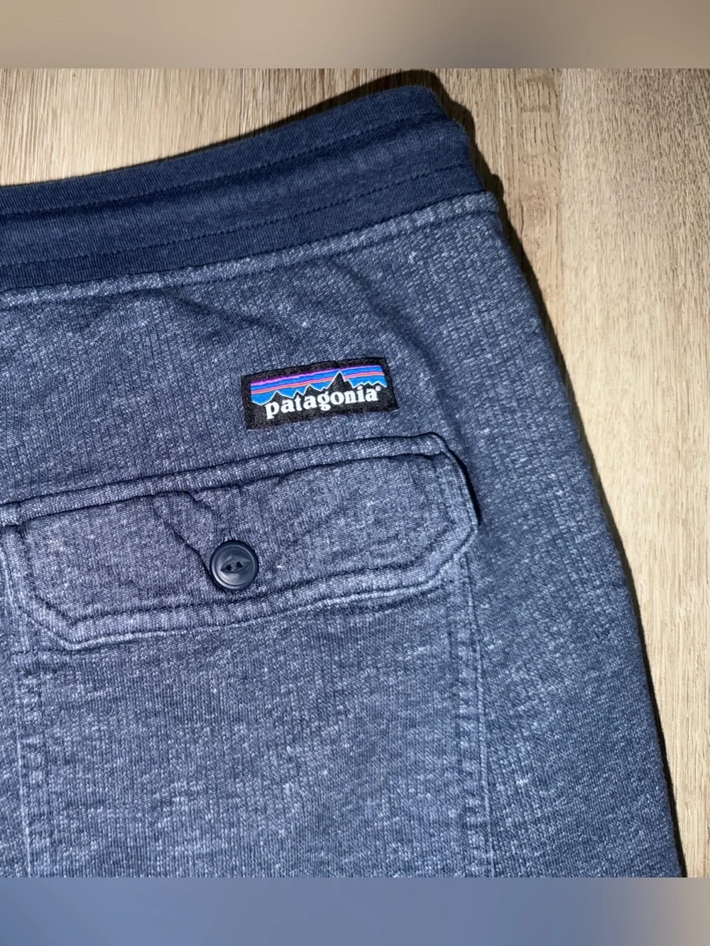 Patagonia Navy Sweat Fleece Short size L